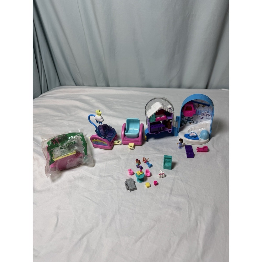 Polly Pocket Doll Lot Accessories Storage McDonald's Toy 2003 Mattel Vintage